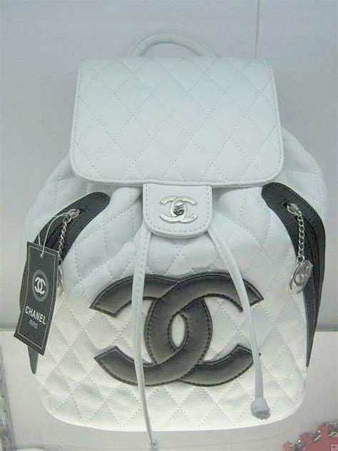 white chanel backpack|chanel backpack cheap.